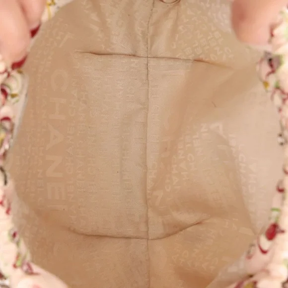 Chanel Heart Print Women's Bag - Cream and Red - Picture 5 of 7